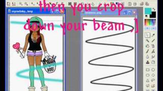 How to do a beam on photofiltre