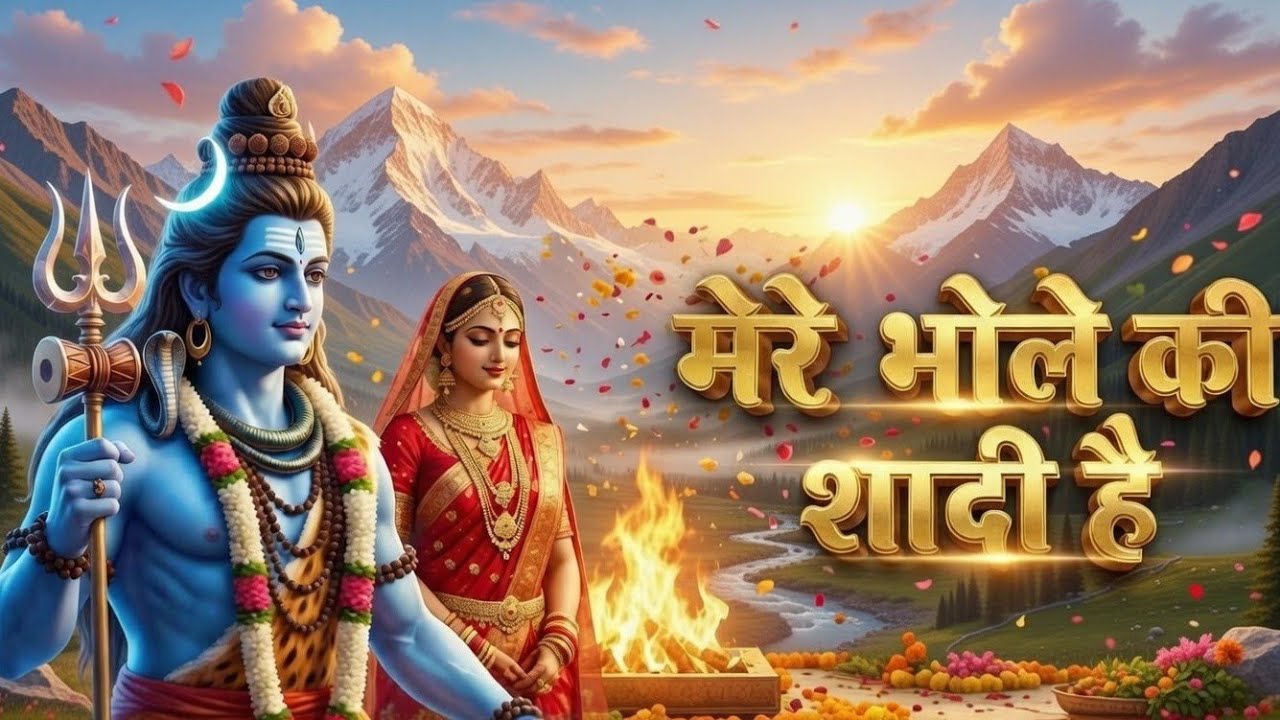 मेरे भोले की शादी है | Shiv Parvati Vivah Bhajan | Har Har Mahadev | New Shiv Bhajan 2026