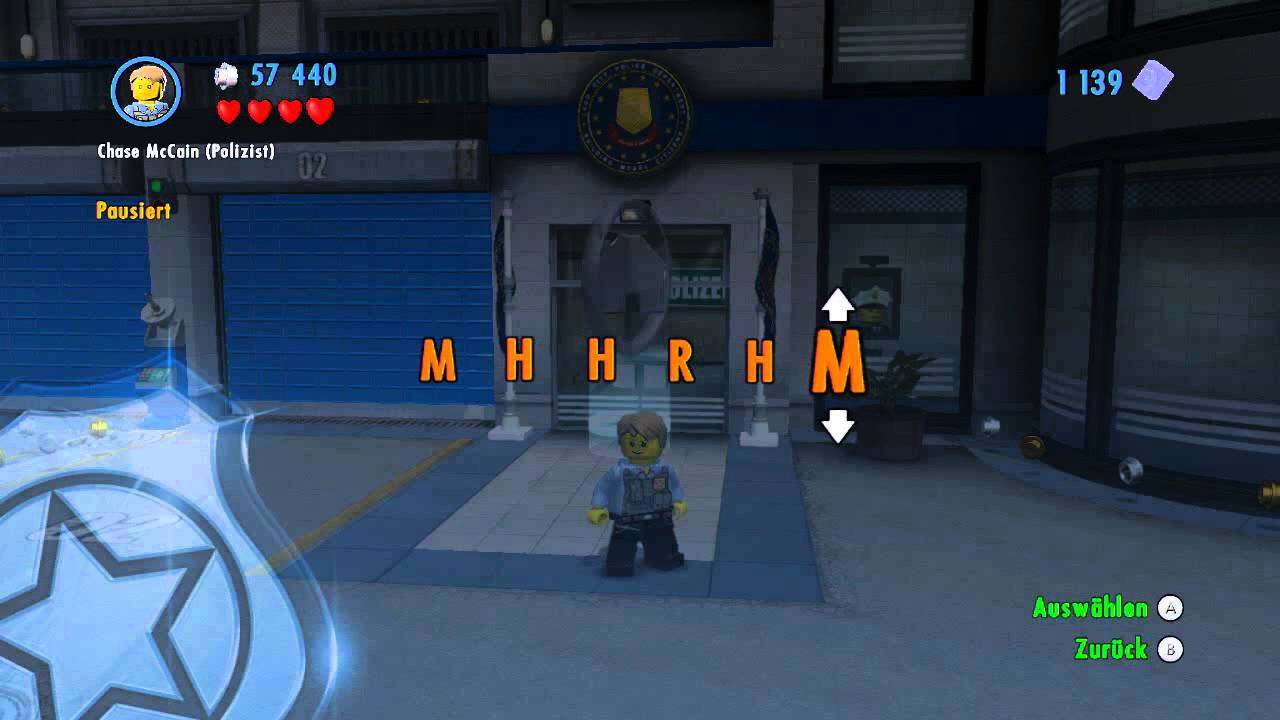 lego city undercover cheat codes