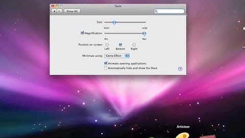 Teaching Mac - Learning The Dock - Basic Level