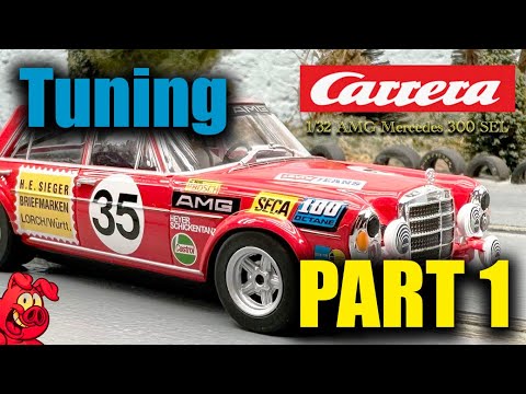 Carrera AMG Mercedes 300 SEL - Tuning The Pig Part 1