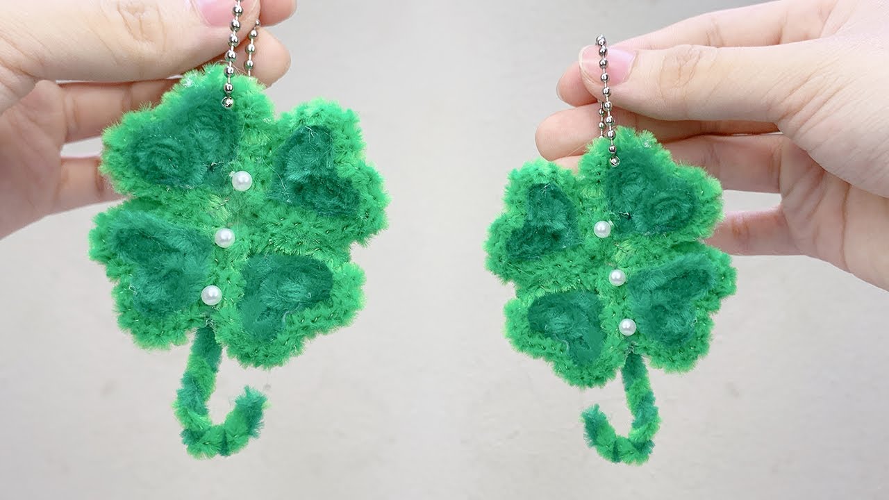 簡単・可愛い！四つ葉のクローバーの作り方 🍀 Easy and cute