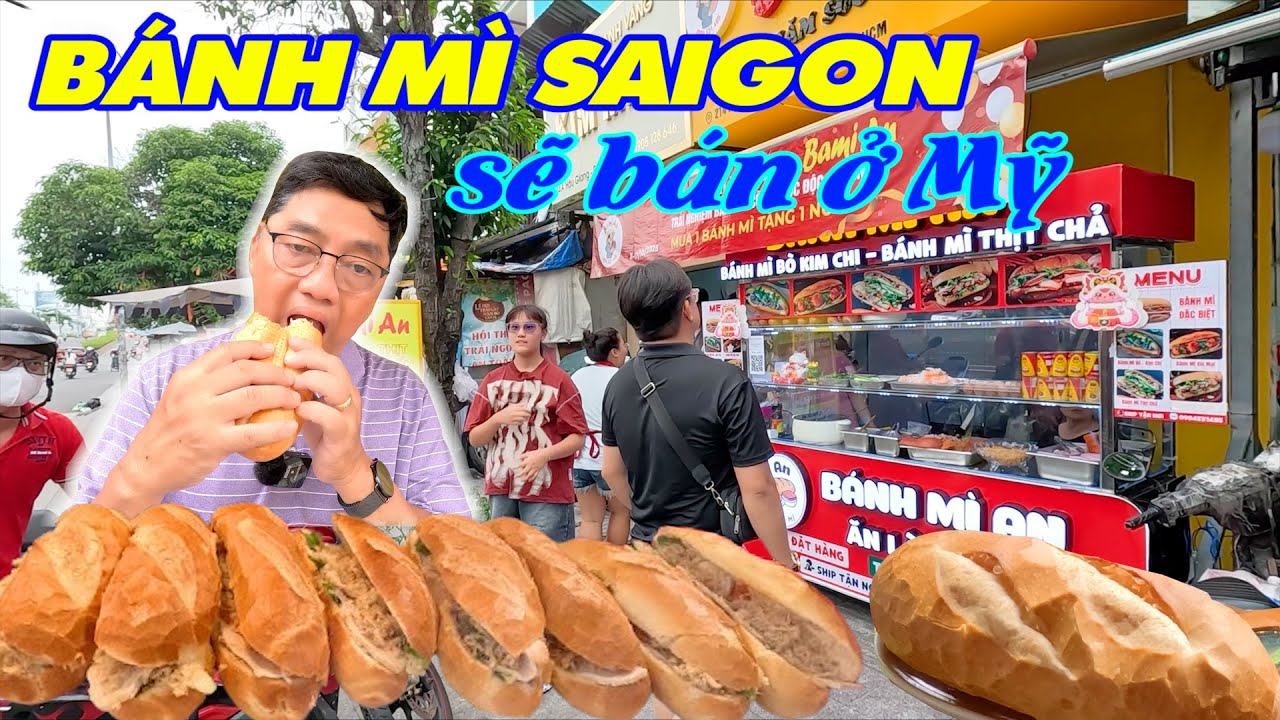 Xe bánh mì sạch đẹp trên vỉa hè Saigon, Chủ đầy tham vọng tuyên bố sắp tới sẽ mở bán ở Hoa Kỳ