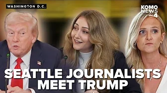 Trump hears from Brandi Kruse, Katie Daviscourt, other independent journalists on Antifa protests