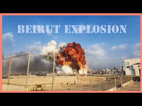 Beirut explosion from various angles, Lebanon