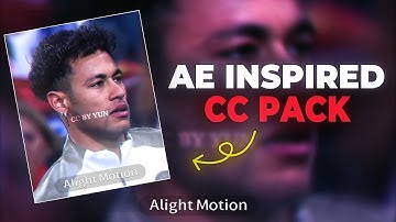 Top 5 CC PRESET XML LIKE AE🔥🥂 |ALIGHT MOTION XML/PRESET|Top 5 preset like ae😱 #alightmotion #xml