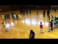 ハンドボールシュート練習?