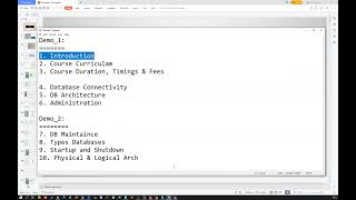 Demo_Session_1 || Database Course || How Database Connectivity works?