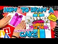 How To Draw A Birthday Present Cake Folding Surprise