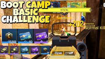 COMPLETING BOOT CAMP BASIC CHALLENGE TO GET FREE REWARDS IN COD MOBILE SEASON 7 NEW PRACTICE MODE