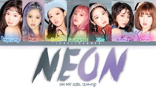 OH MY GIRL (오마이걸) – NE♡N (NEON) Lyrics (Color Coded Han/Rom/Eng)