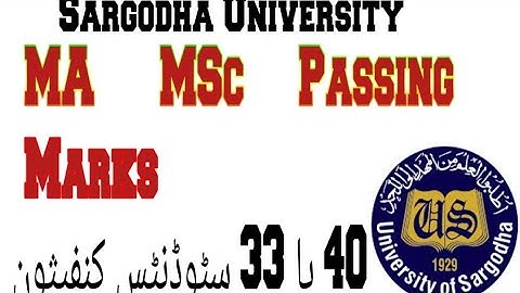MA Msc annual 2022 | University Of Sargodha | Passing Marks 40 .