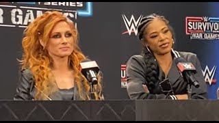 Becky Lynch and Bianca Belair | WWE Survivor Series 2022 press conference