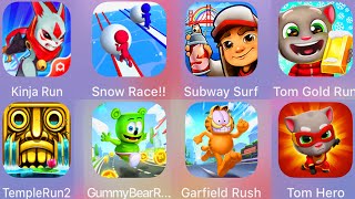 Tom Gold Run,Subway Surf,Kinjn Run,Snow Race,Temple Run 2,Tom Hero,Gummy Bear Run,Garfield Rush..... screenshot 5
