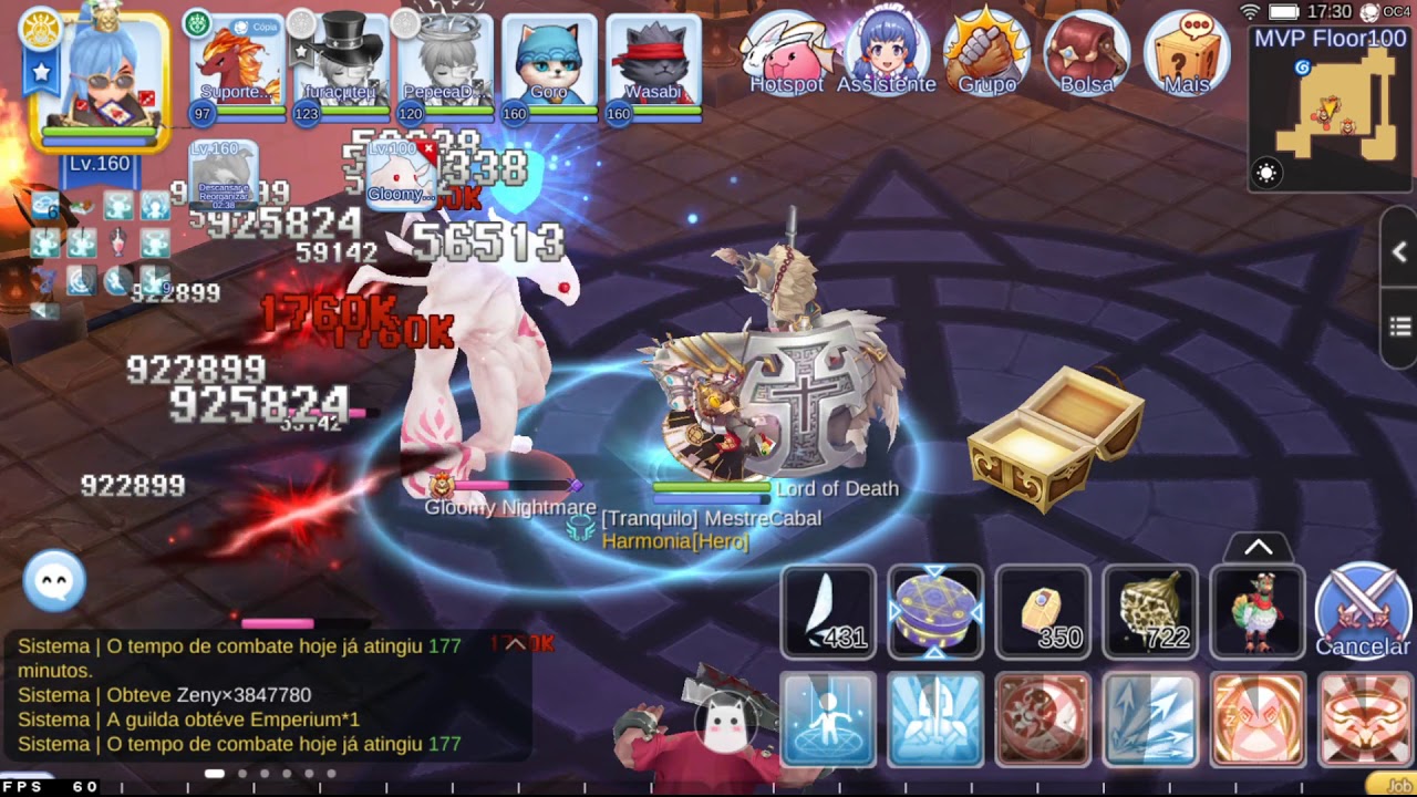 solar trouvere ragnarok mobile - Solo Endless Tower 100