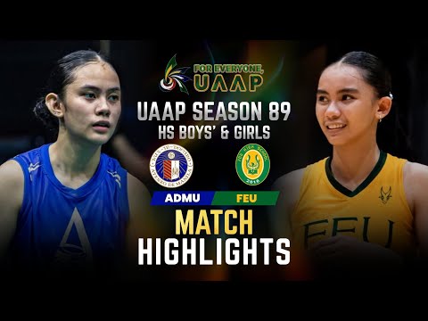FEU vs. ATENEO | Match Highlights | UAAPSeason 89 Junior Girls' Volleyball 2026