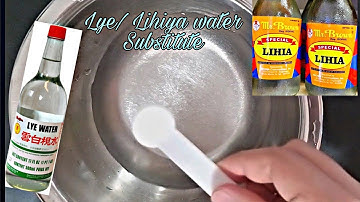 Lye water recipe|Lihiya water substitute for pichi-pichi, suman, kutsinta| seycheesy_channel #sey