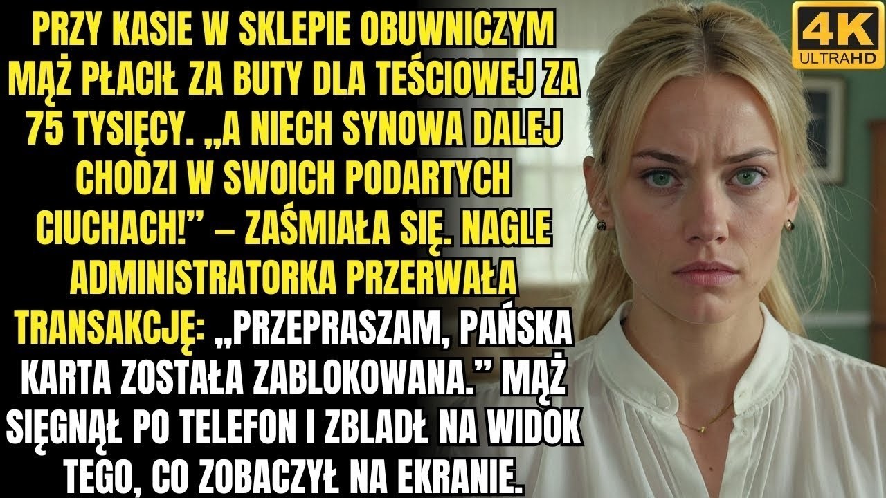 „A niech synowa dalej nosi swoje porwane łachy!” — śmiała się teściowa, podczas gdy mąż płacił za