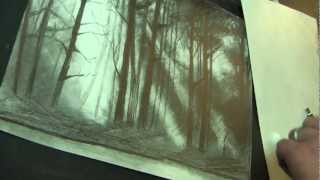 !!! How to draw Forest !!! / Wie zeichnet man einen WALD /// Freitagslektionen