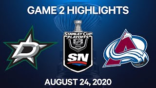 NHL Highlights | 2nd Round, Game 2: Stars Vs. Avalanche – Aug. 24, 2020 NHL Highlights | 2nd Round, Game 2: Stars Vs. Avalanche – Aug. 24, 2020
