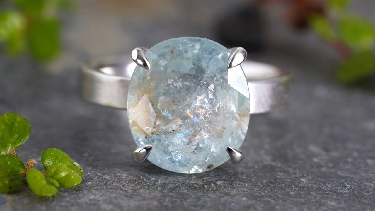 Изготовление кольца с турмалином в крапановой оправе, Изготовление колец №7