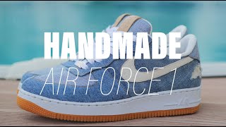 Handmade Nike Air Force 1  Calvin Klein Denim | Custom Nike Air Force 1