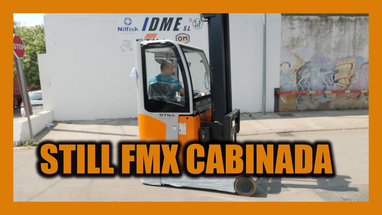 CARRETILLA ELEVADORA ELÉCTRICA RETRÁCTIL STILL FMX CABINADA