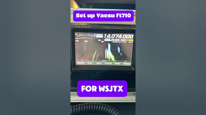 Yaesu FT-710 WSJT-X settings  WSJTX setup for Amateur Radio on windows FT8 FT4 WSPR