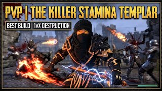 ESO-PVP PURE STAMINA TEMPLAR BUILD😤 (Ft Cry Guild, doing some carnage)