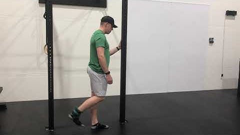 Hamstring Curl  Standing with Ankle Weight