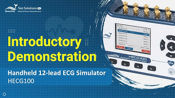 【HECG100 Handheld 12-lead ECG Simulator】Introductory Demonstration