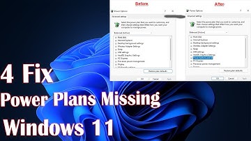 4 Fix Windows 11 Power Plans Missing