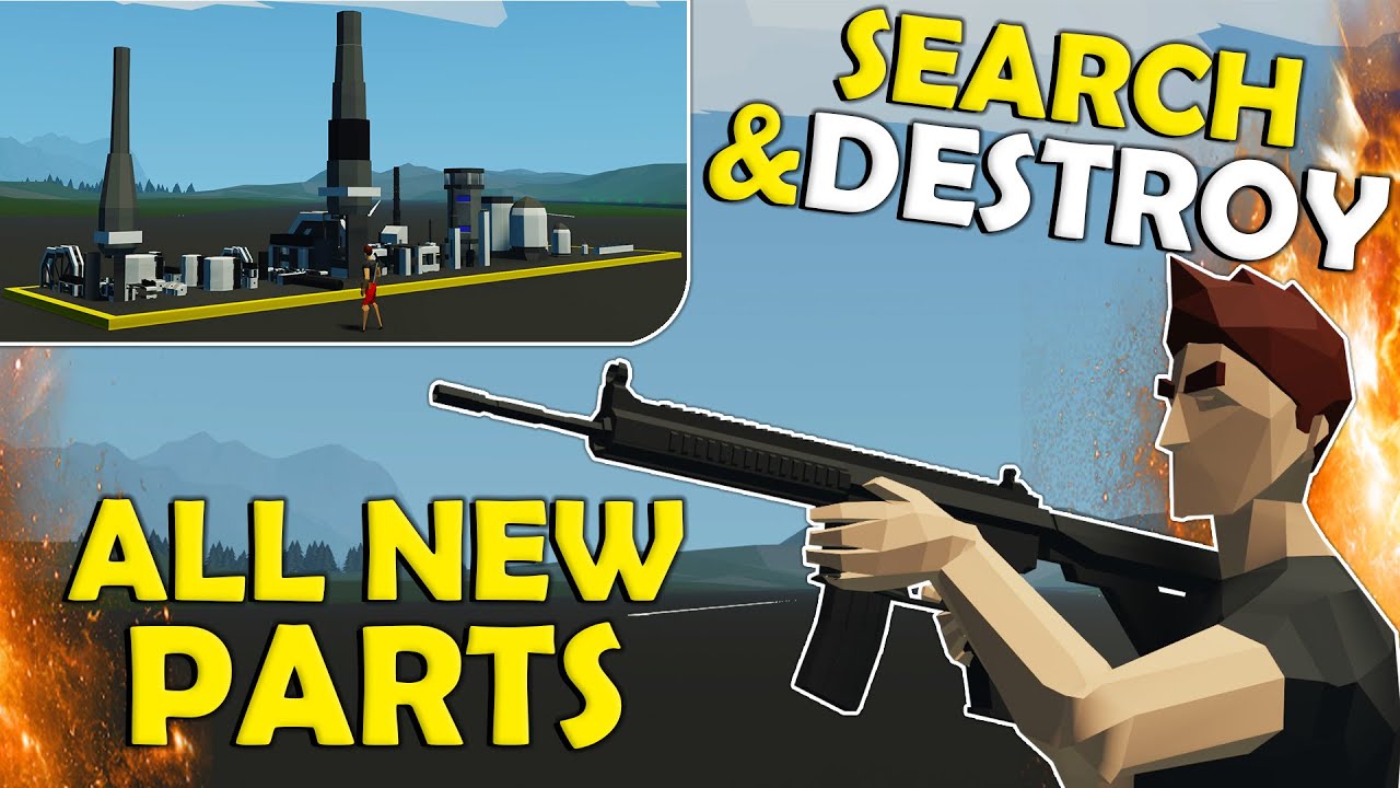 EVERY PART, NEW WEAPONS DLC! Stormworks SEARCH AND DESTROY! YouTube