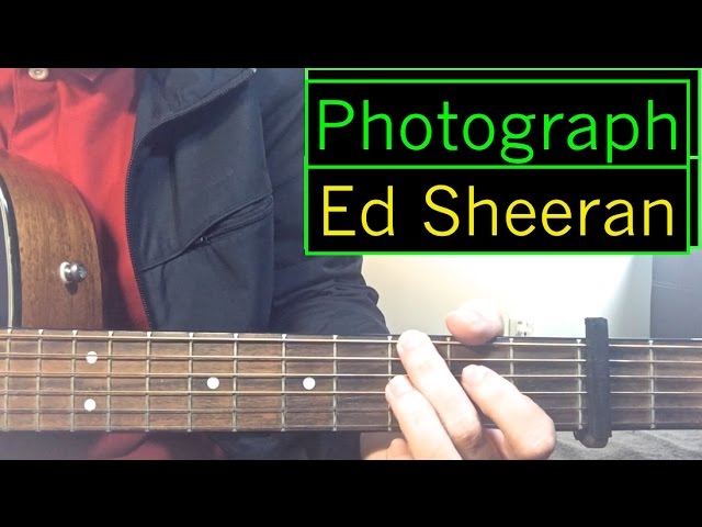 Ed Sheeran - "Photograph" - Guitar Tutorial (Intro + Rhythm) & Chords Lesson