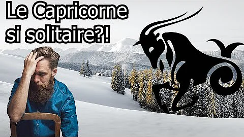 Pourquoi le Capricorne est solitaire