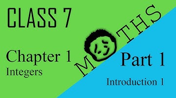 CBSE NCERT Maths Class 7 - Chapter 1 Integers - Introduction / Basics - Part 1