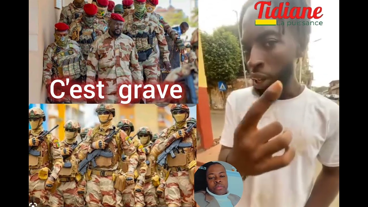 🚨 Voici  les Forces Spéciales de Mamadi  Doumbouya.    Écoutez ce jeune Artiste. C'est dommage.  