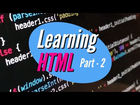 HTML Tutorial For Beginners In Hindi Part 2-Tech4Joy - YouTube