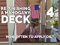 How to Refinish a Mahogany Deck | 4 Steps