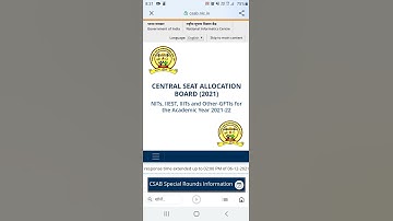 CSAB SPECIAL ROUND 2 RESULT DECLARED#csab result