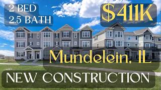 2-Bed 🏠 1,600 Sq Ft Townhouse: Most Affordable New Construction in North Chicago Suburbs