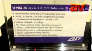 ISE 2013: RTI Corp Displays its VHD-4 Video Distributor
