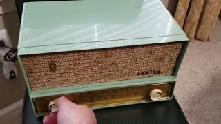 1950S Zenith Y723 Am Fm Tune Radio
