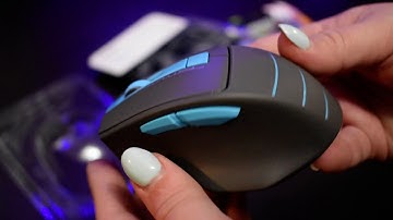 Распаковка Мышь A4Tech FG30S Wireless Blue из Rozetka