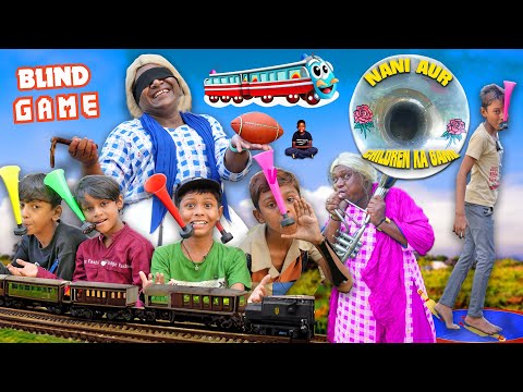 फैजु छोटे रेलगाड़ी | CHILDREN TRAIN GAME | Khandesh Hindi Comedy | Chhotu Dada comedy Video