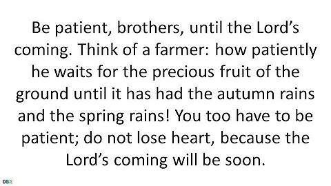 11 December 2022 Catholic Mass Bible Reading