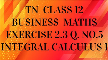 TN 12th business maths chapter 2 exercise 2.3 question number 5
