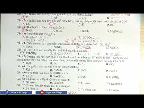 Live 104 Thầy Phạm Minh Thuận - Hóa 12 - THPT Quốc Gia Năm 2019