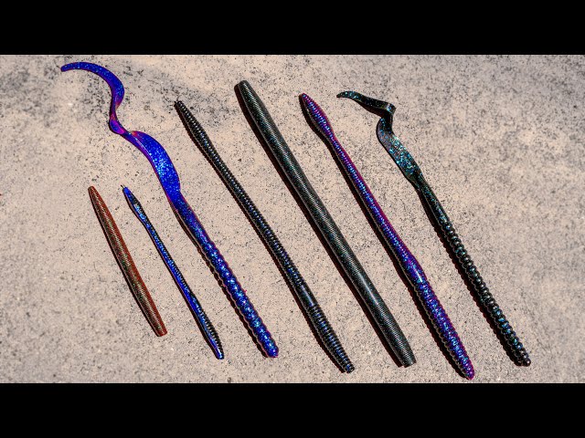 How To Fish BIG Plastic Worms  Rigging Tricks For Summer Bass Fishing 