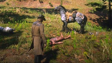Red Dead Redemption 2 - Random Events (Killing The Feral Man) - Open World Free Roam Gameplay HD